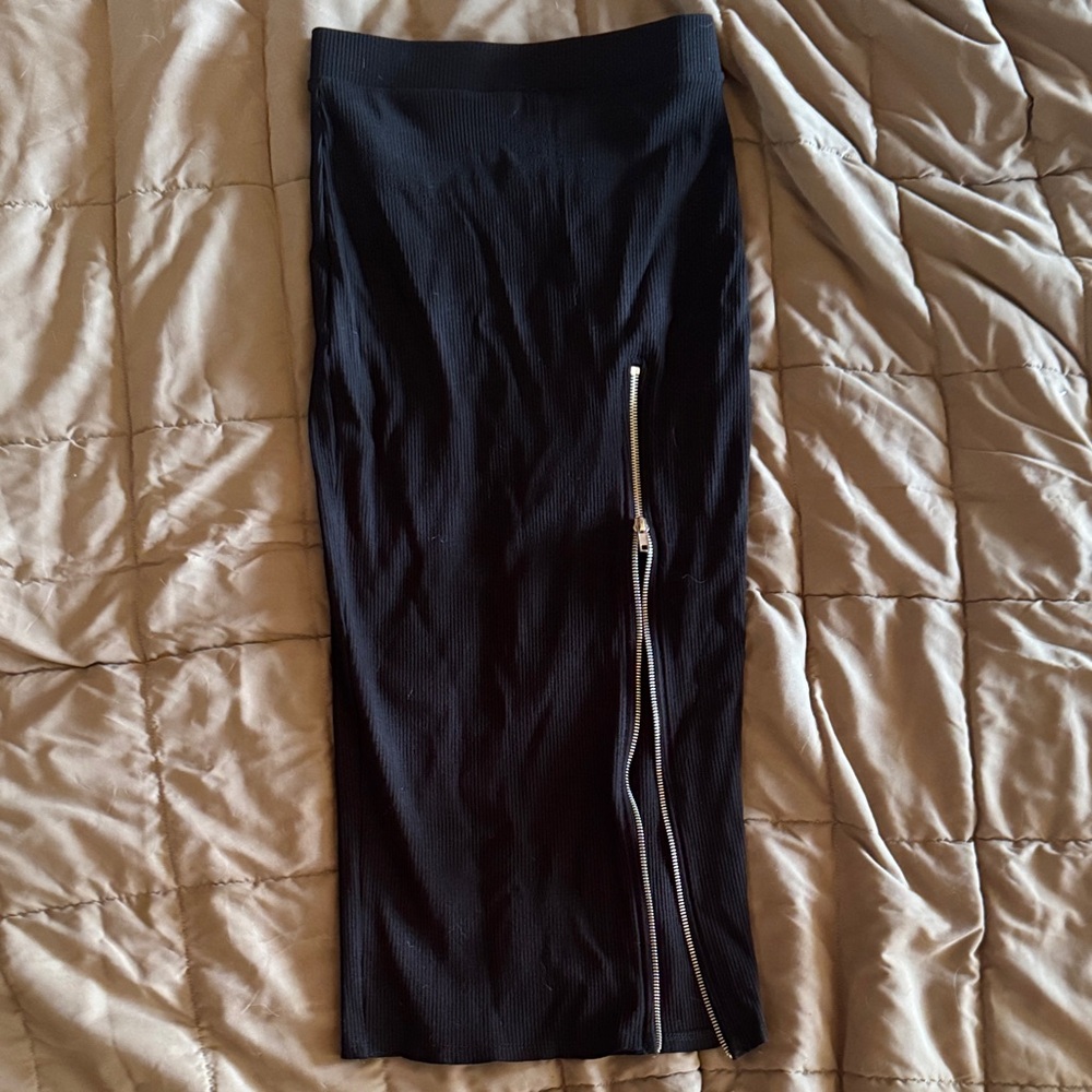 Pencil Skirt with Zipper
